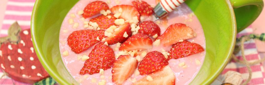 Erdbeer-Mandel-Shake
