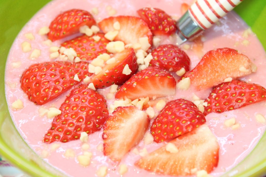 Erdbeer-Mandel-Shake - Happy Carb Rezepte