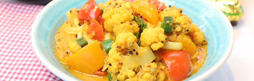 Blumenkohl-Quinoa-Curry