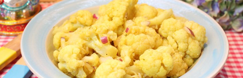 Muttis Curry-Blumenkohlsalat
