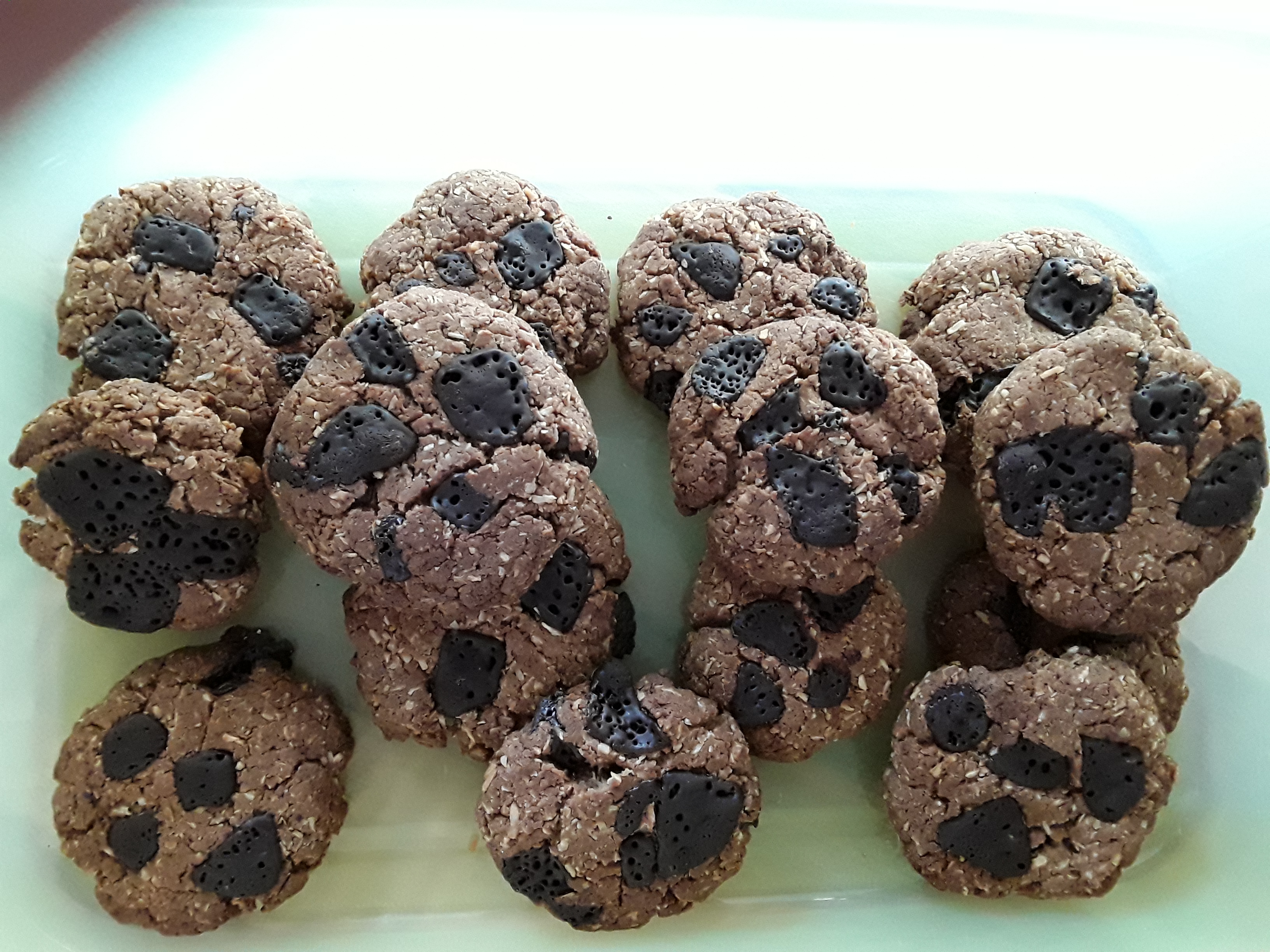 Kokos-Schoko-Cookies - Happy Carb Rezepte