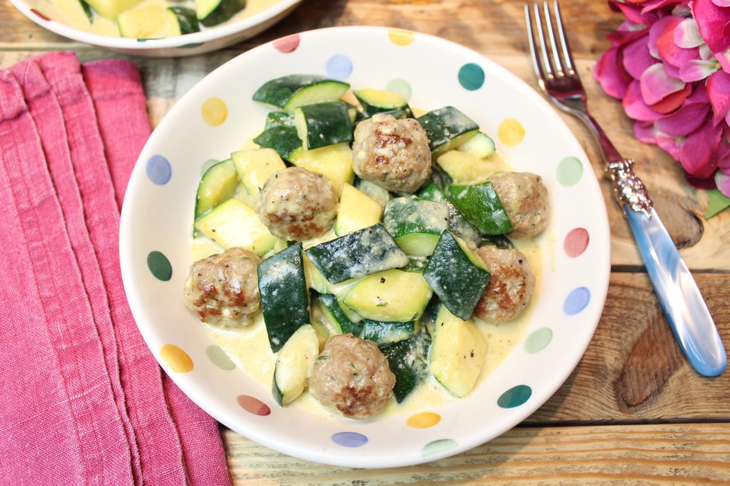 Zucchini-Meatballs-Carbonara