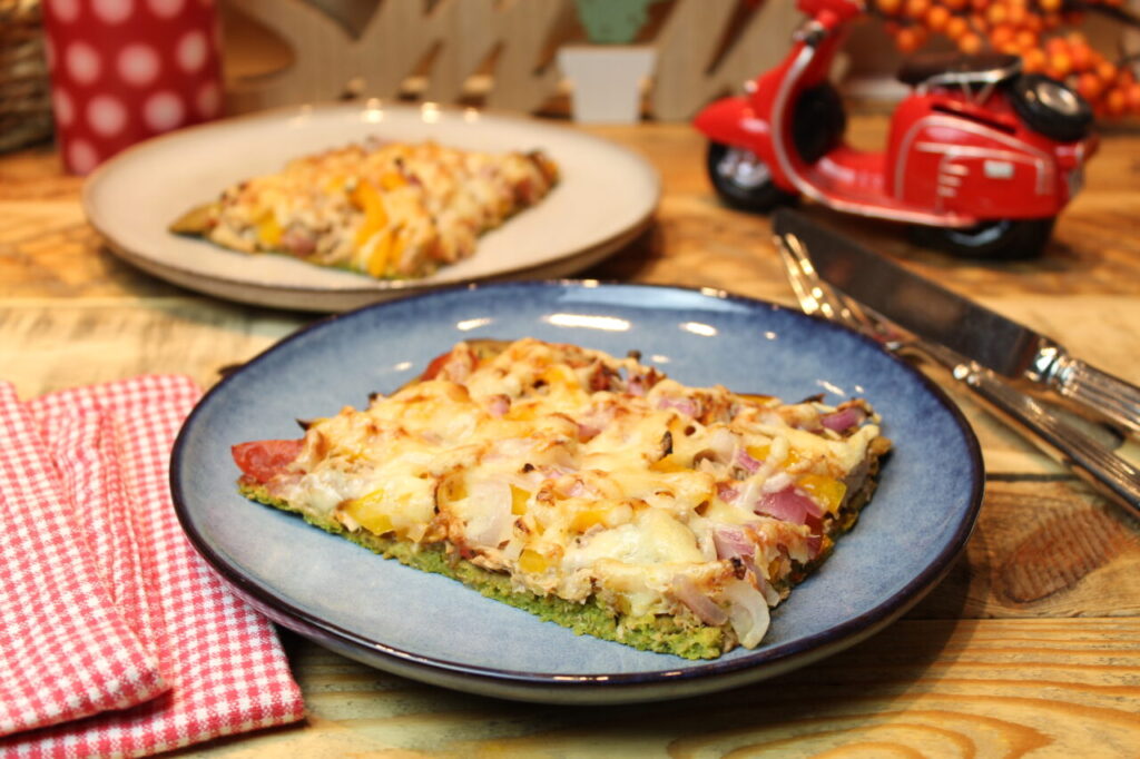 Grüne Pizza Tonno - Die ballaststoffreiche Proteinpizza